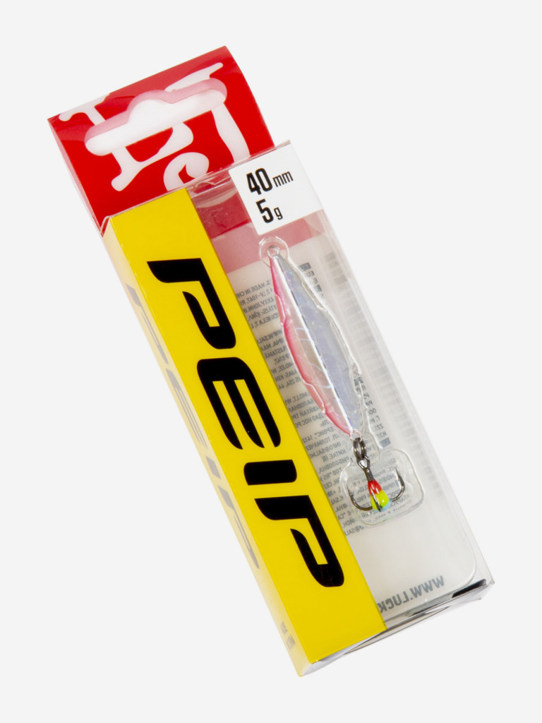 Блесна вертикальная Lucky John зимняя PEIP, длина 40 мм PG, блистер