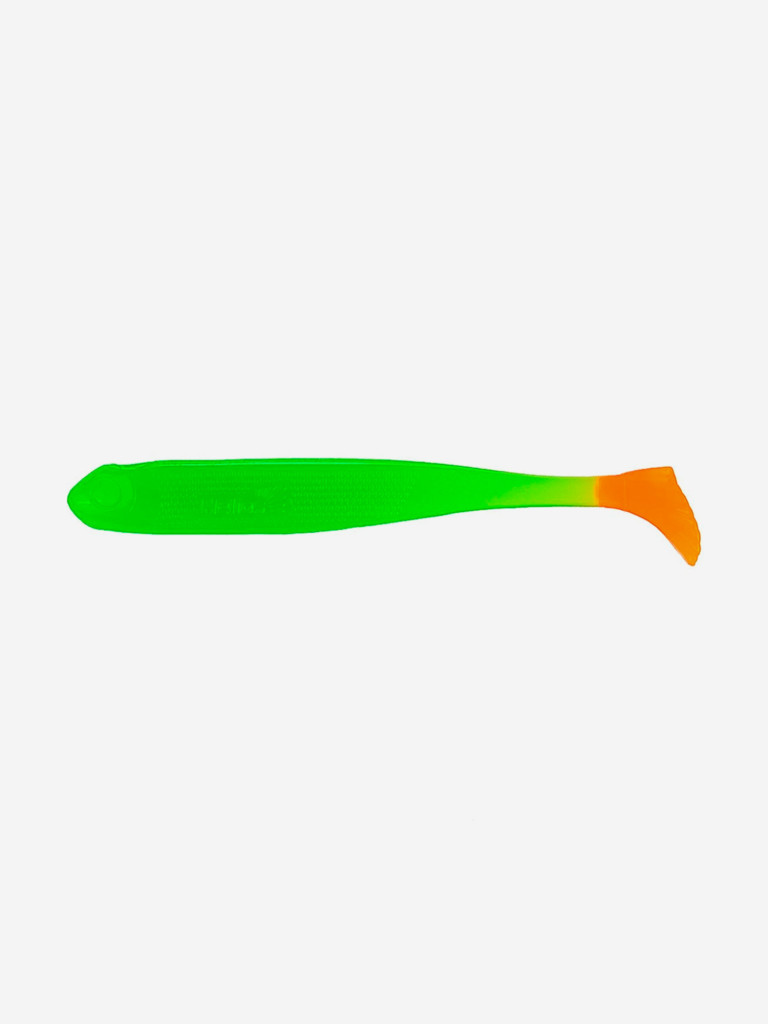 Мягкая приманка Helios Jumbo, 4,95'' / 12,5 см, Lime & Orange, 30 шт (HS-7-020-N-30)