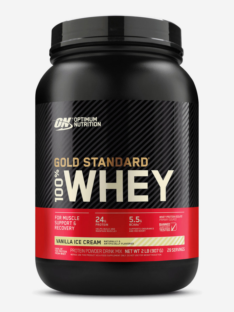 Протеин Optimum Nutrition Gold Standard Whey, 907 г, Ванильное мороженое