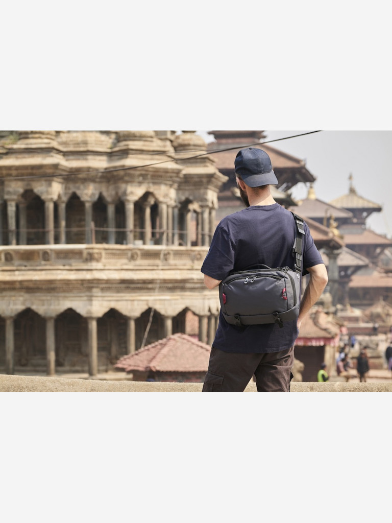 Сумка слинг антивор Pacsafe EXP 12 Sling, Slate, 10 л.