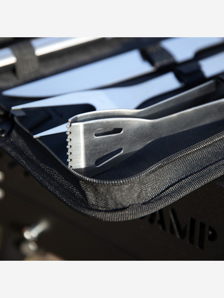 GRILLBOOM Набор для гриля 5 в 1, нерж. сталь 420/410, в защитном чехле