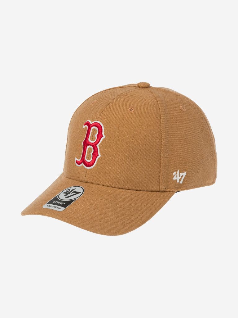 Бейсболка 47 BRAND B-MVP02WBV-QLA Boston Red Sox MLB (коричневый)