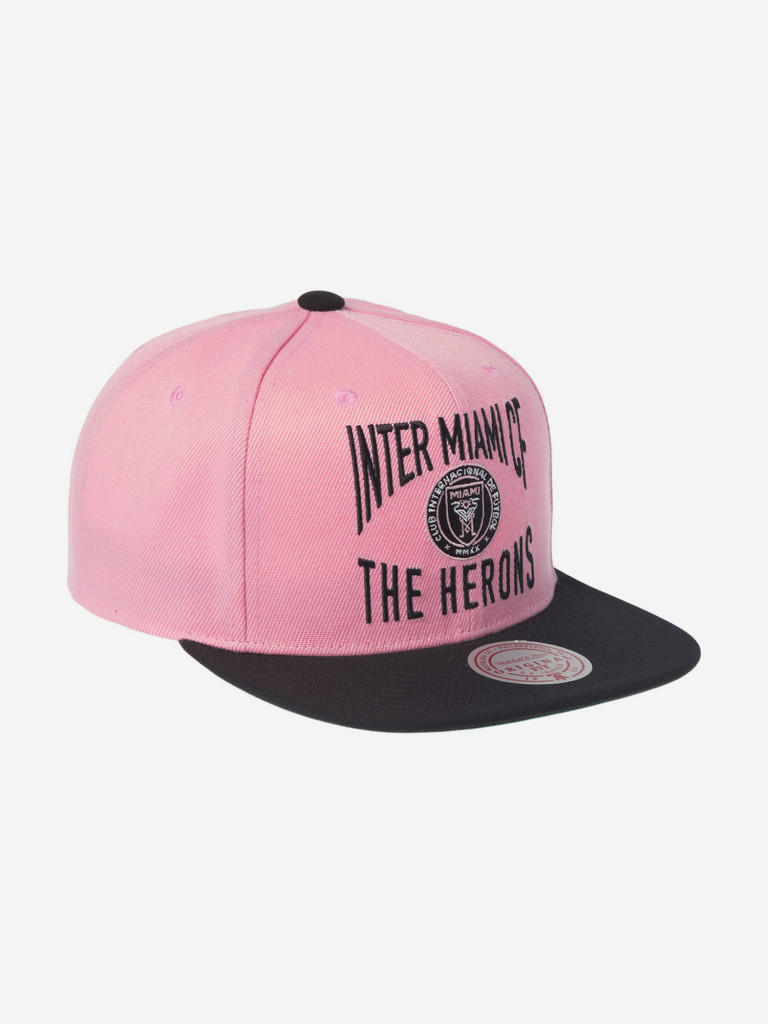 Бейсболка с прямым козырьком MITCHELL NESS HS8189-IMCPINK Inter Miami CF MLS (розовый)