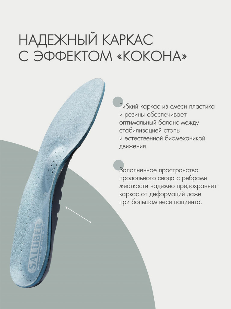 Стельки ортопедические для обуви от плоскостопия при шпоре H480.46