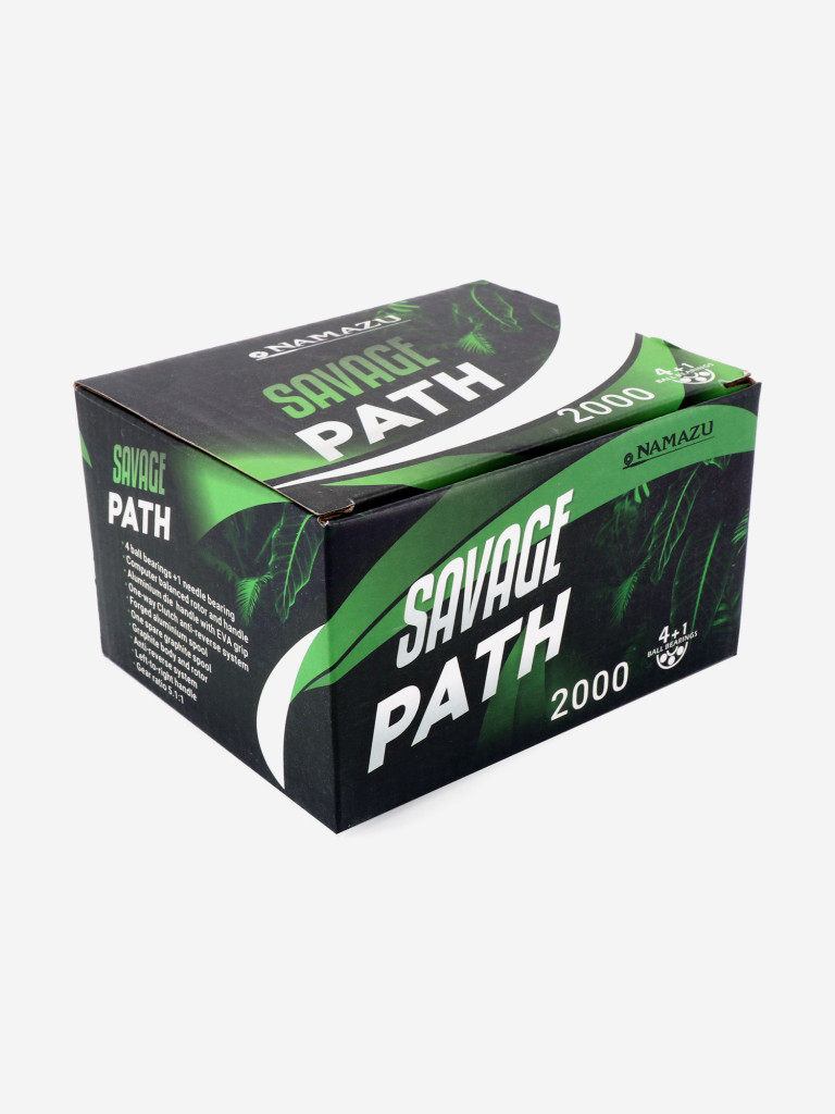 Катушка безынерционная Namazu Savage Path SP3000, 4+1 подшипник, металлическая шпуля + запасная.