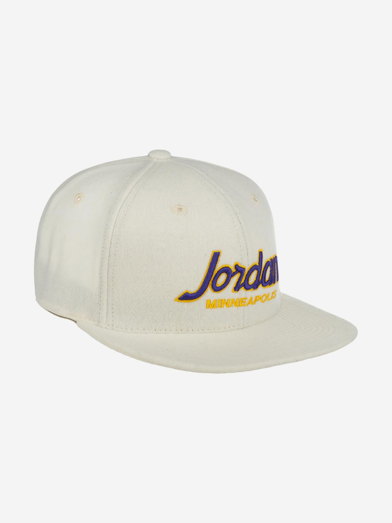 Бейсболка с прямым козырьком HOOD 100-MWL006-MN011-WH Jordan Sub Script 3D