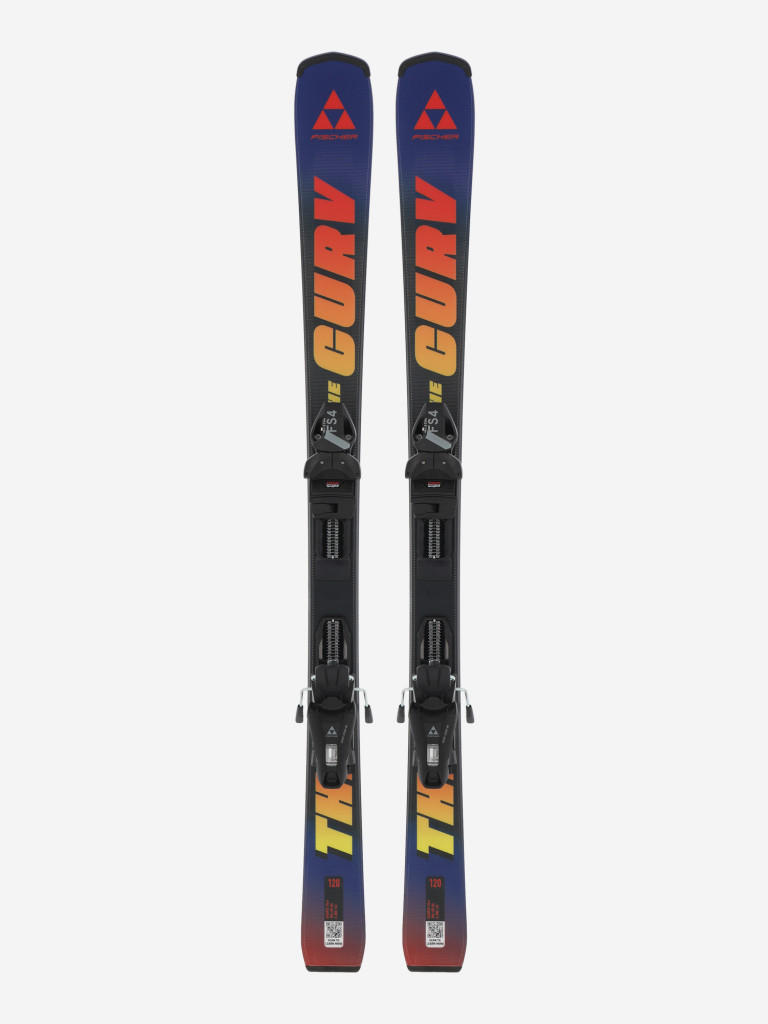 Горные лыжи детские Fischer The Curv JR + крепления FS4