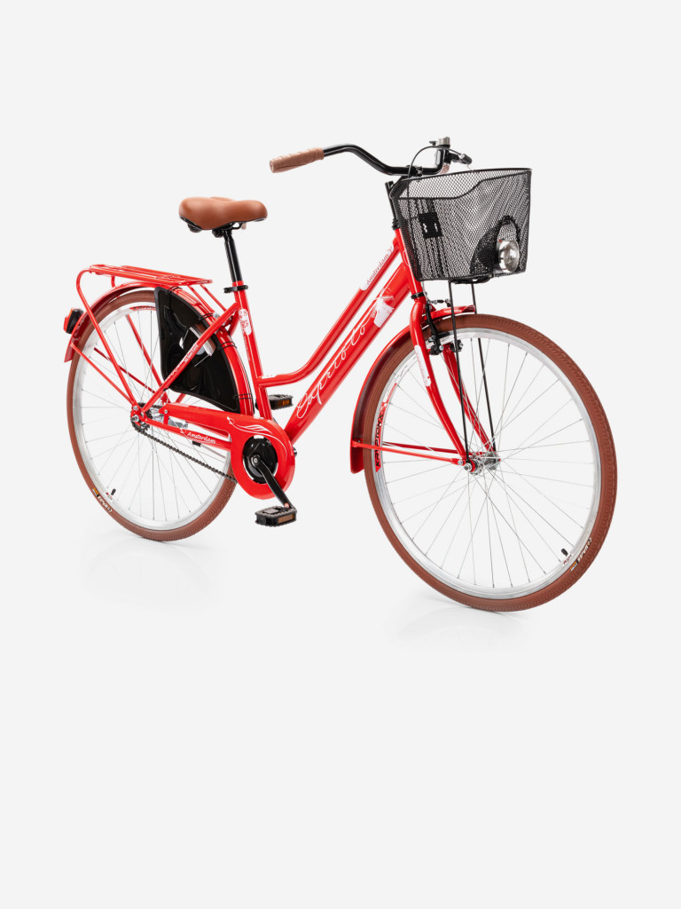 Велосипед CAPRIOLO CITY AMSTERDAM LADY (1 X 3), рама сталь 18'', колёса 28'' (красный)