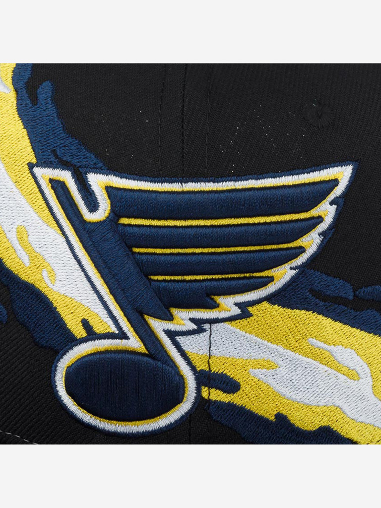Бейсболка с прямым козырьком MITCHELL NESS 6HSSSH22087-SLUBLCK St Louis Blues NHL