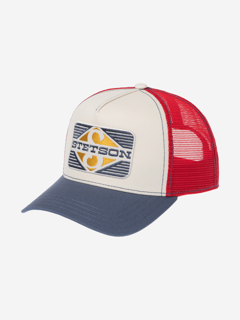 Бейсболка с сеточкой STETSON 7741156 TRUCKER CAP RHOMBUS