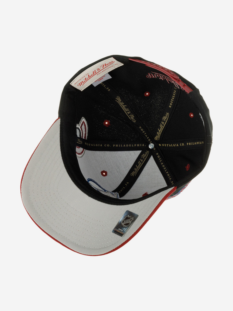Бейсболка MITCHELL NESS HHSS7311-CAVYYPPPBLCK Colorado Avalanche NHL (черный)