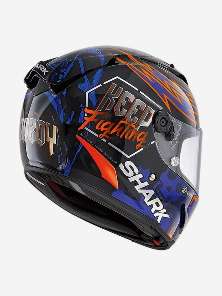 Мотошлем интеграл Shark RACE-R PRO LORENZO CATALANYA GP 2019 Black/Red/Blue