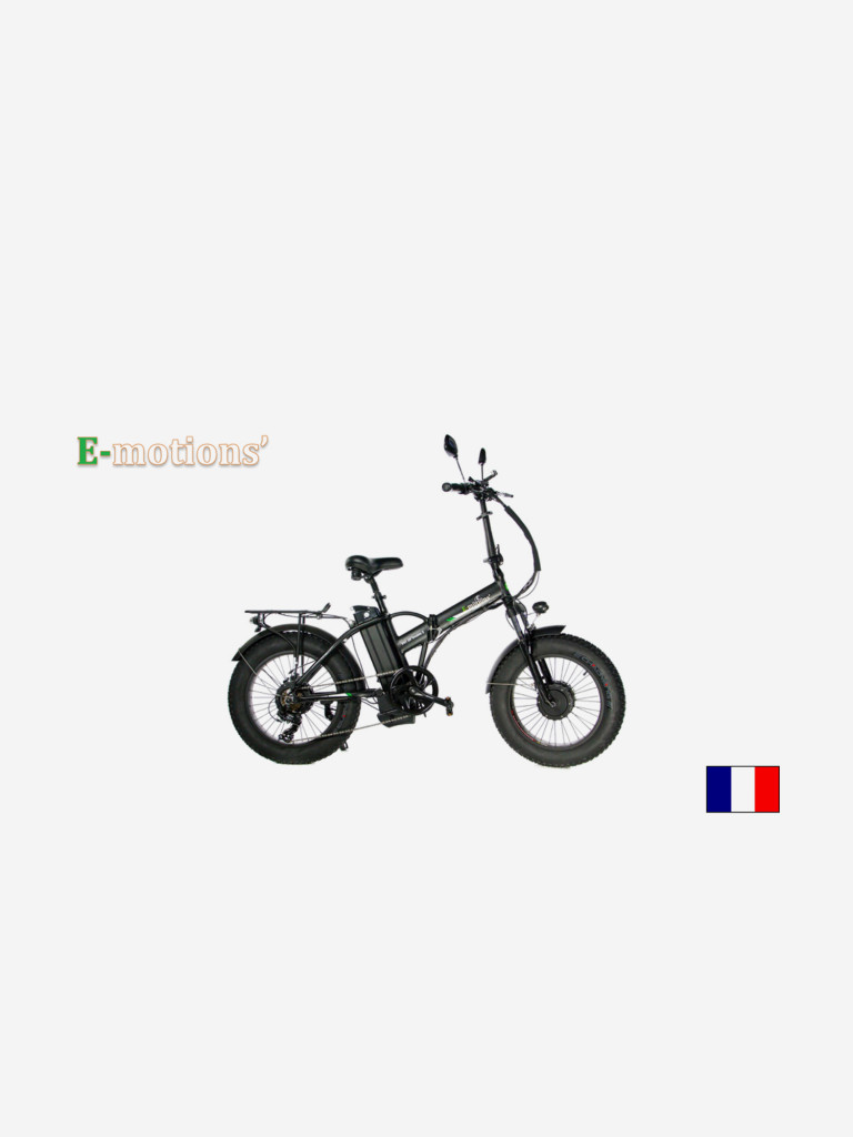 Электровелосипед E-motions' FAT 20" Double2 v.2 Black mat