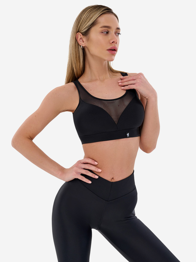 Спортивный топ бра Bona Fide Gemini Top "Black"