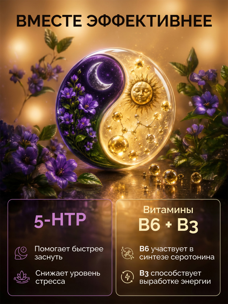 5-HTP триптофан MedCraft, 100 мг, 60 капс.