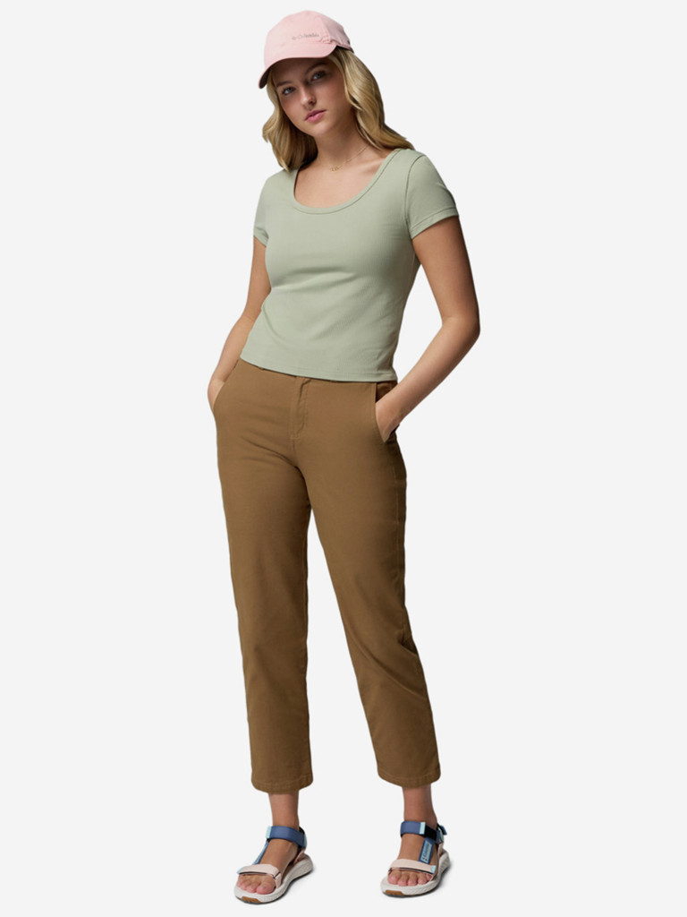 Футболка женская Columbia Pinetown Canyon Rib SS Tee