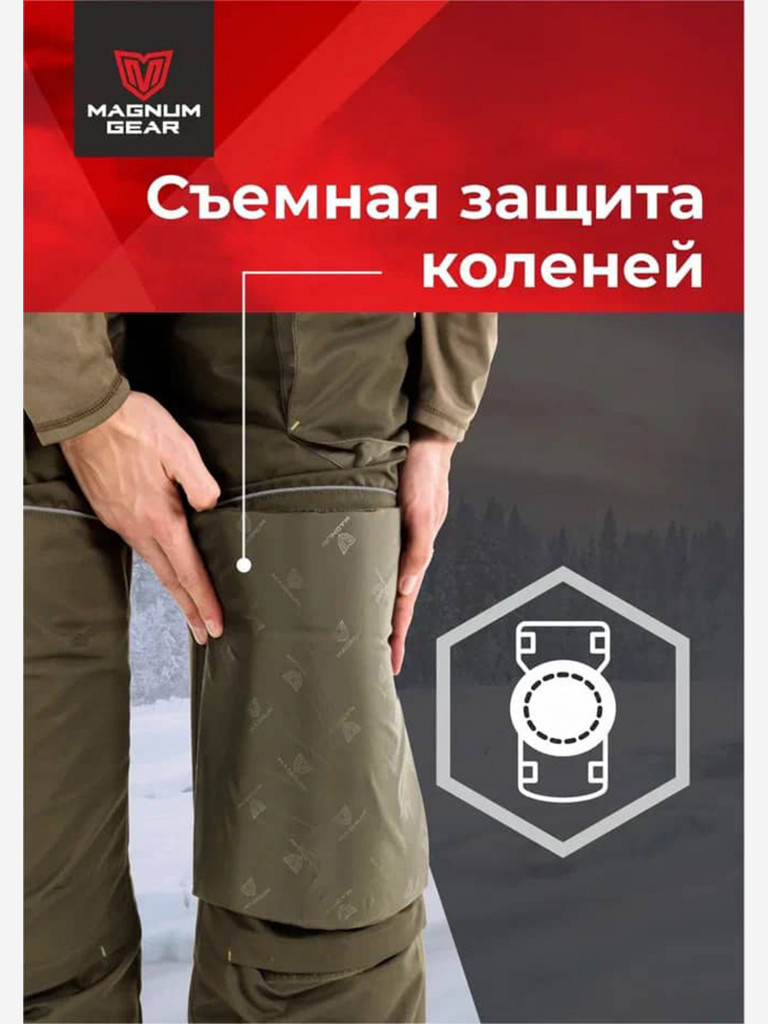 Костюм для рыбалки MAGNUM GEAR YAMAL -40° С хаки