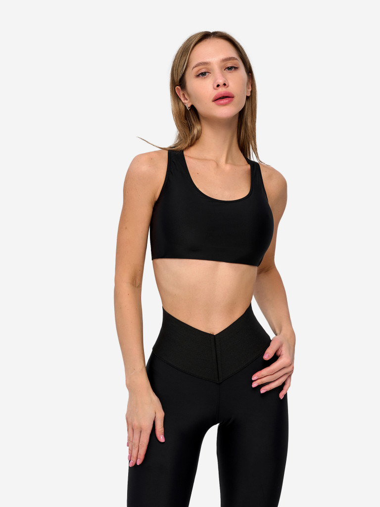 Спортивный топ бра Bona Fide MuscleTop "Black"