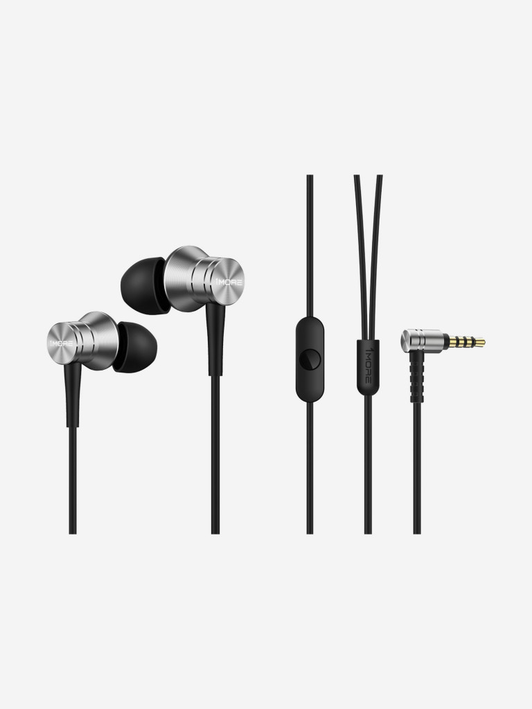 Наушники 1MORE Piston Fit E1009 серебристые