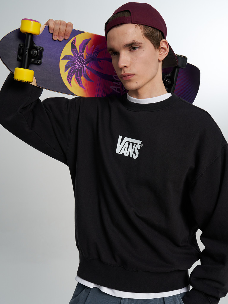 Свитшот мужской Vans Stretch Logo Crew