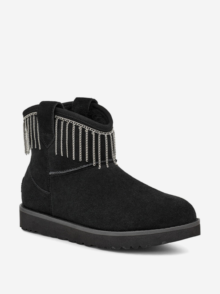 Ботинки утепленные UGG Classic Mini Fringe
