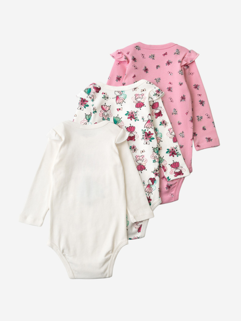 Боди для девочек, 3 шт PlayToday