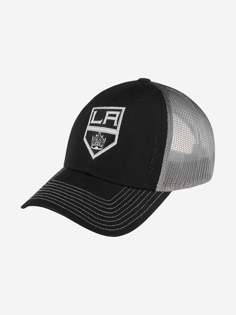 Бейсболка с сеточкой AMERICAN NEEDLE 44612A-LAK Los Angeles Kings Cross Fade NHL (черный)