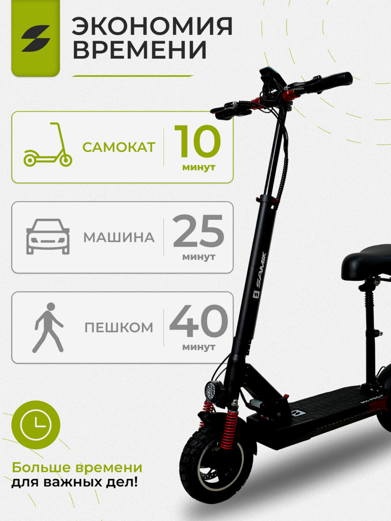 Электросамокат SAMIK M4 PRO PLUS