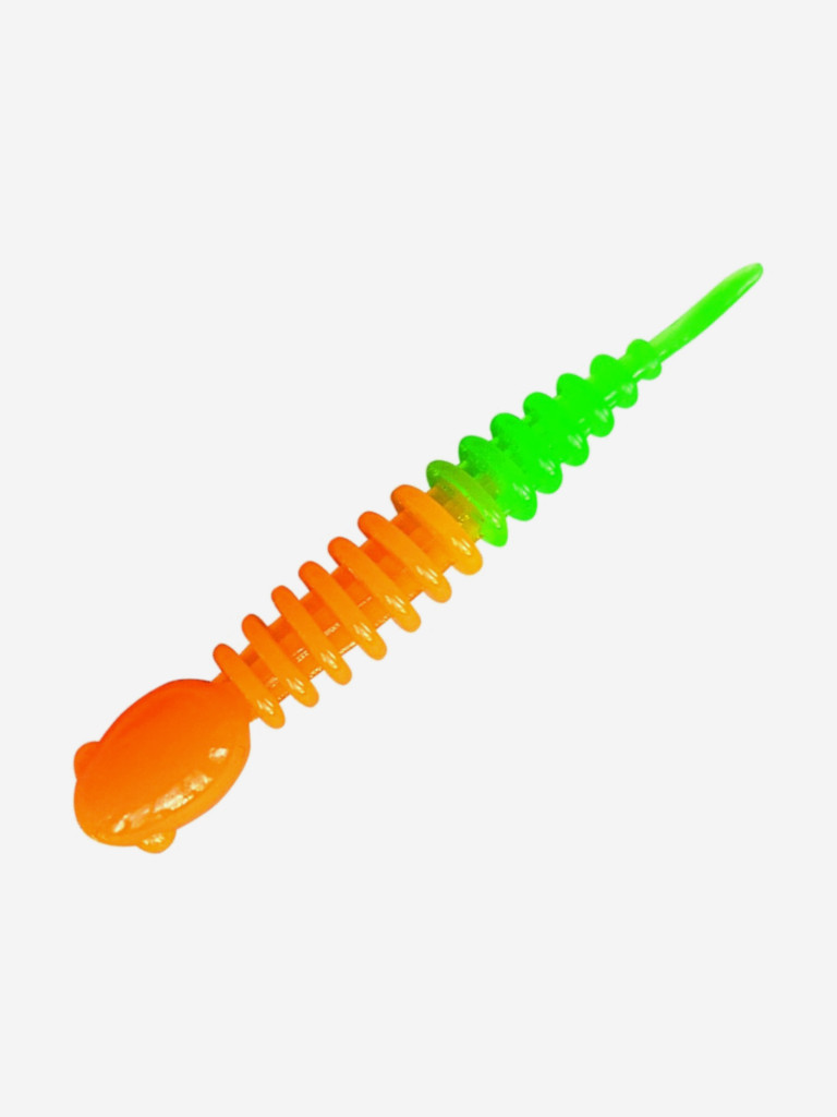 Силикон TROUT LURE (SANSAN) в банке, GOLOVASTIK 65, СЫР, COL. 24 (Orange-Green), (12шт)