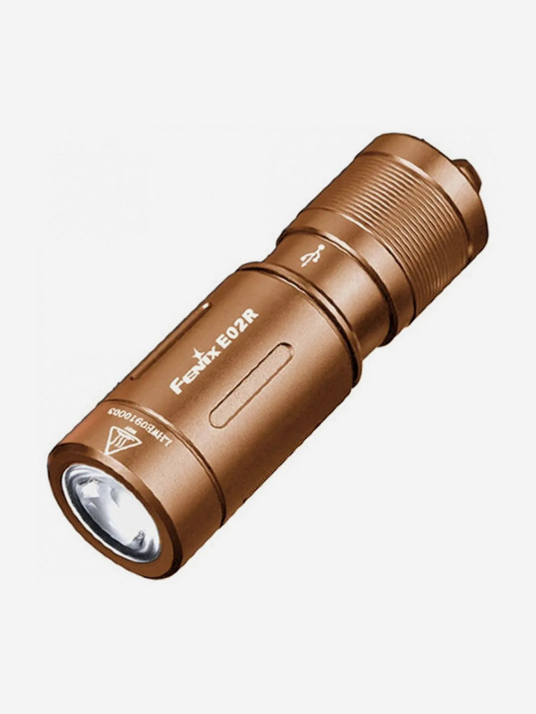 Фонарь Fenix E02R, коричневый