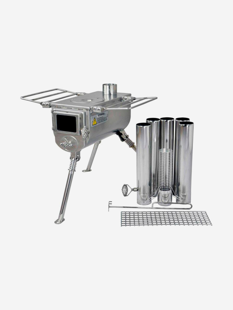 Походная печь Winnerwell Woodlander Small (D дымохода 53 мм), нерж. ст. AISI 304