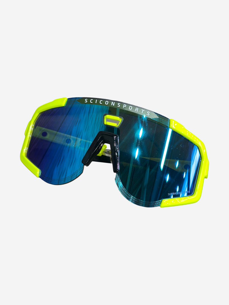 Очки спортивные Scicon AeroScope оправа Yellow Fluo линза SCNPP Multimirror Blue + Clear