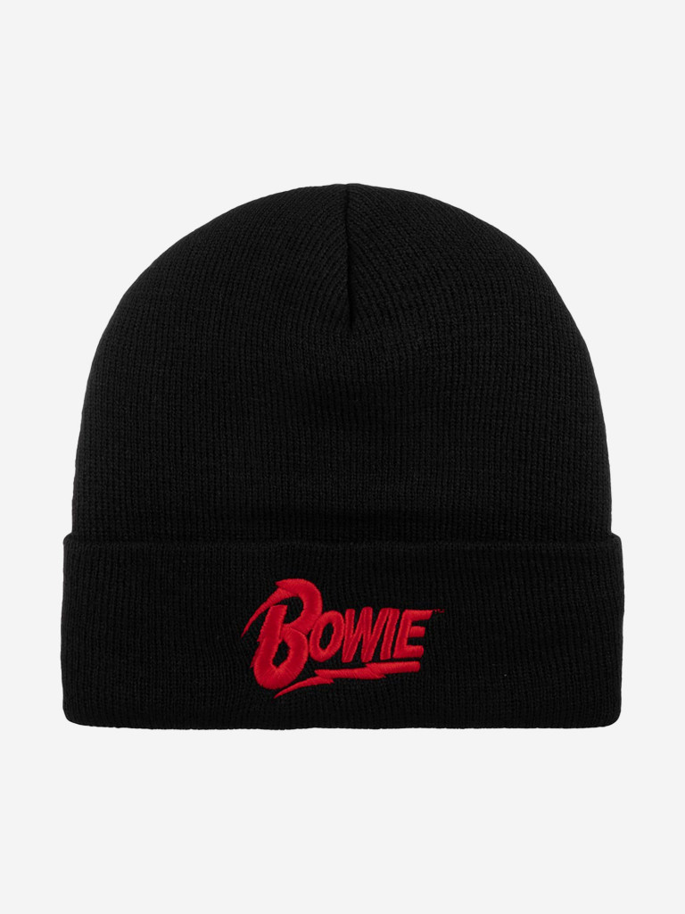 Шапка с отворотом AMERICAN NEEDLE 21019A-BOWI Bowie Cuffed Knit (черный)
