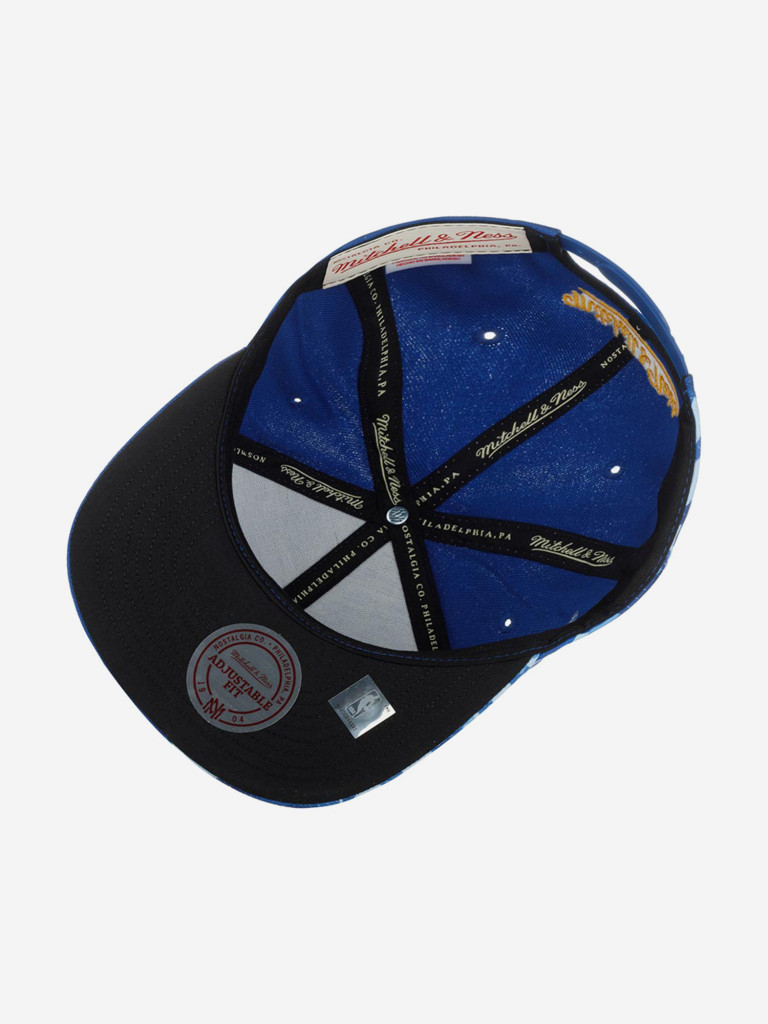 Бейсболка с прямым козырьком MITCHELL NESS 6HSSMM18149-GSWROYA Golden State Warriors NBA