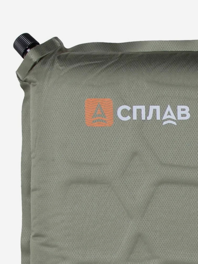 Коврик самонадувающийся Сплав Maxi Camp 6.4 олива 198x64x6.4
