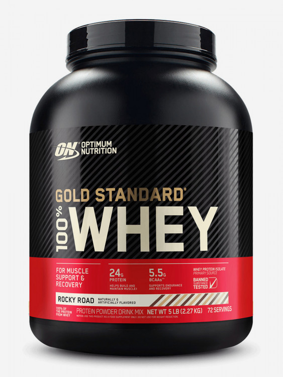 Протеин Optimum Nutrition Голд Стандарт 100% Вей, 2270 г, Шоколадная крошка