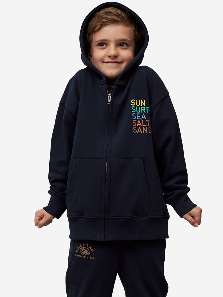 Толстовка на молнии с принтом для мальчиков TOTTI KIDS