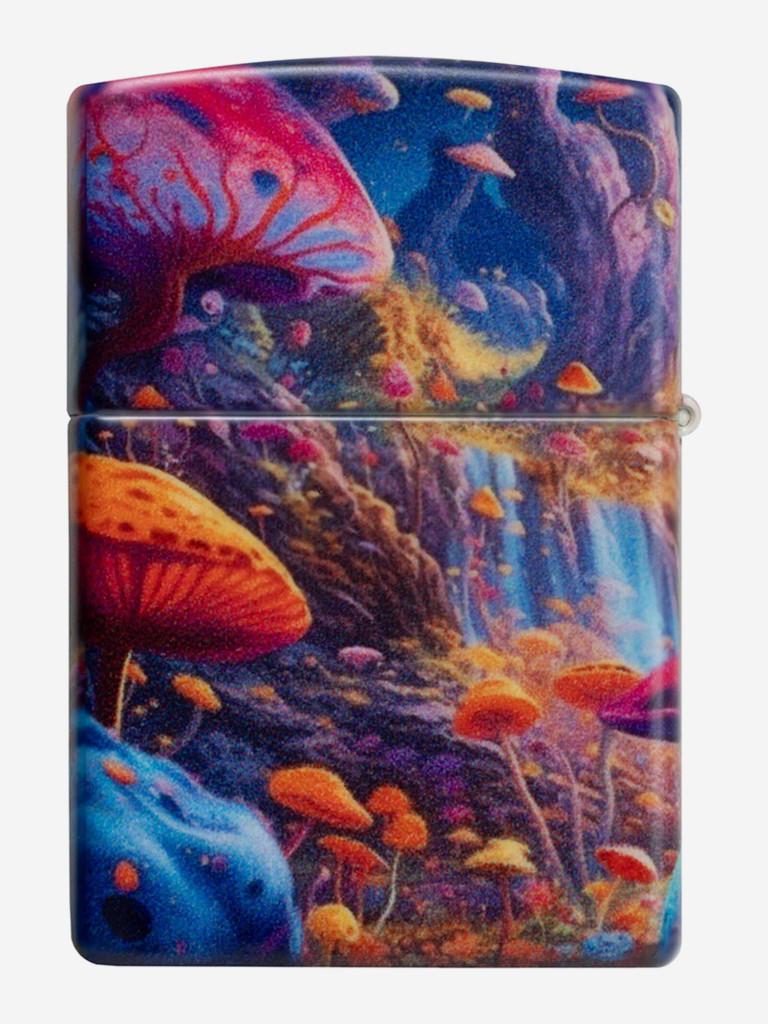Зажигалка бензиновая ветроустойчивая Zippo Mushroom Forest Design 540 Matte