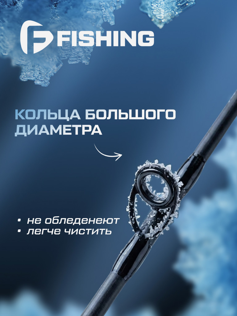 Удочка зимняя F-FISHING Ice Rod Winter Hunt M 28' 71см