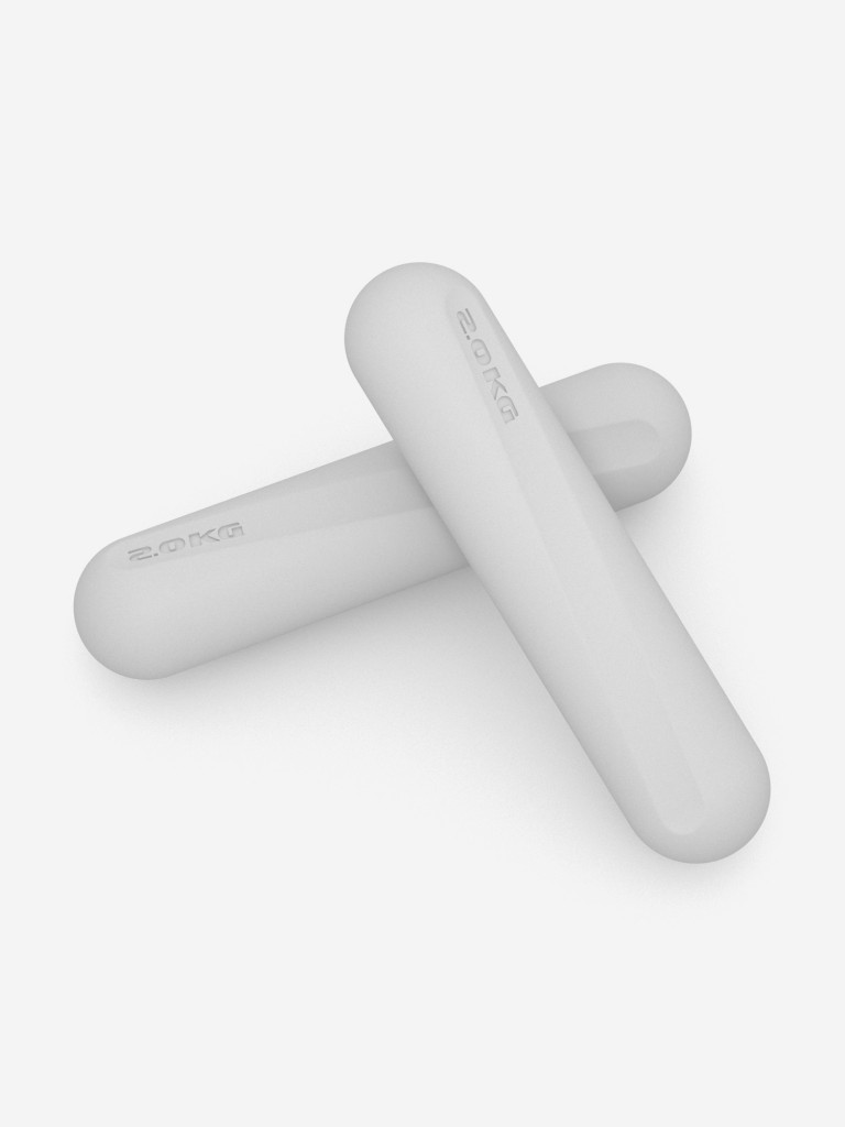 Гантели серые, 2 кг, 2 шт, MELA