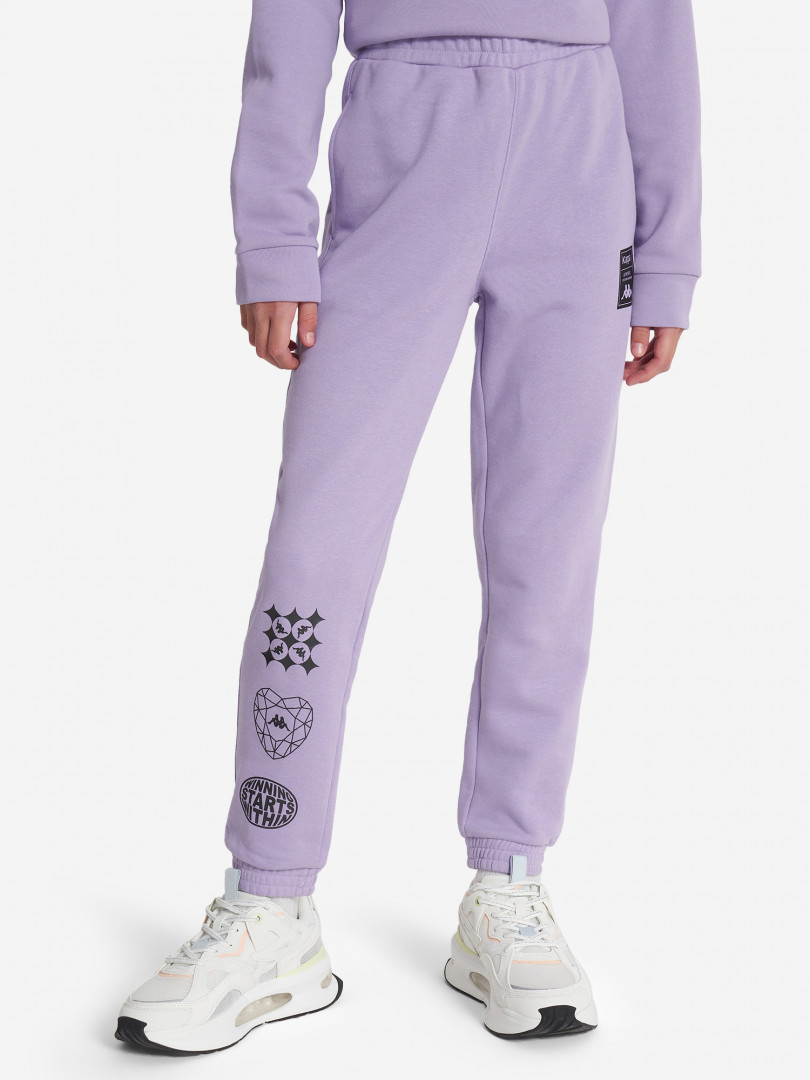 Брюки для девочек Kappa Фиолетовый 1249₽