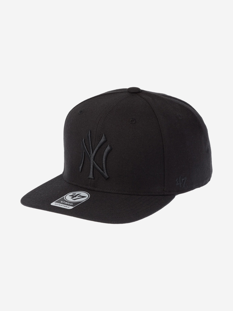 Бейсболка с прямым козырьком 47 BRAND B-SRS17WBP-BKB New York Yankees MLB