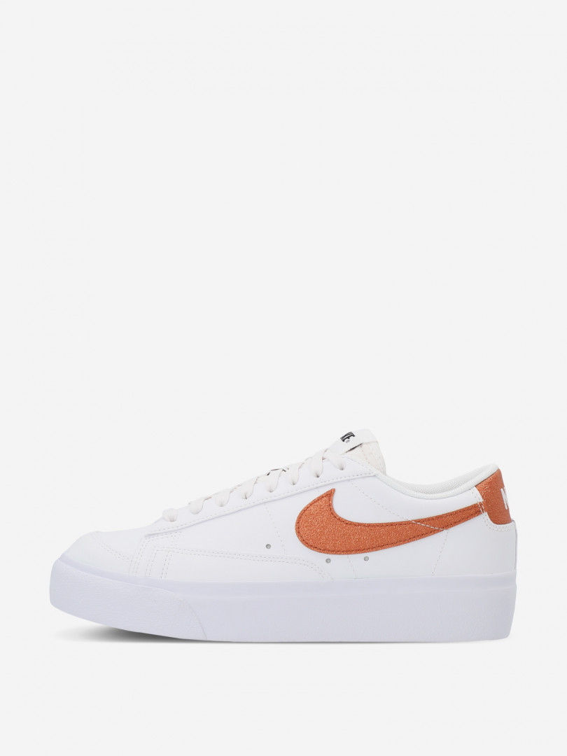 фото Кеды женские nike blazer low platform, белый