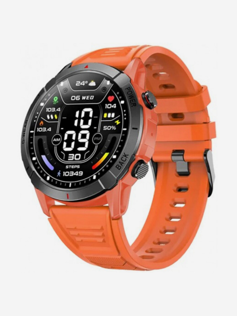 Умные часы CheckME Smart CMSNX10BOR с счетчиком калорий, шагомером, тонометром