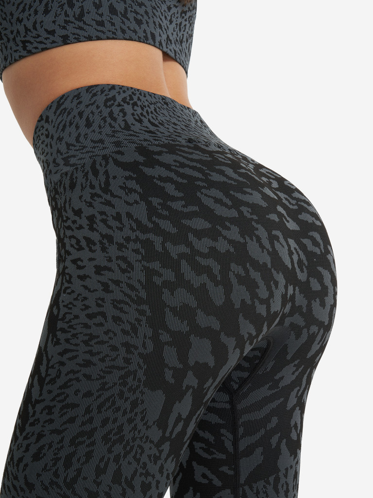 Легинсы женские Demix HighFlow Yoga Seamless Gfx