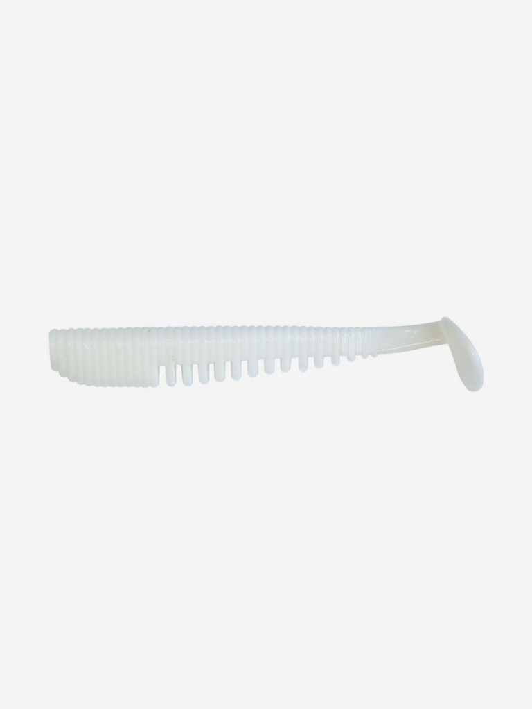 Силиконовая приманка Виброхвост SANSAN VIBRO BRUNA 85 (Col. 11 WHITE)