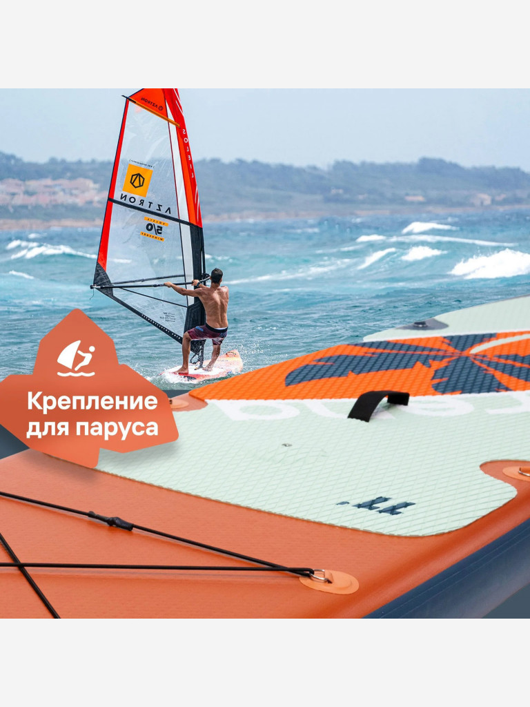 Надувная SUP-доска SIRENA MALIBU 11.0, 335*81*15см, двухслойная, с креплением для паруса и страховочным лишем