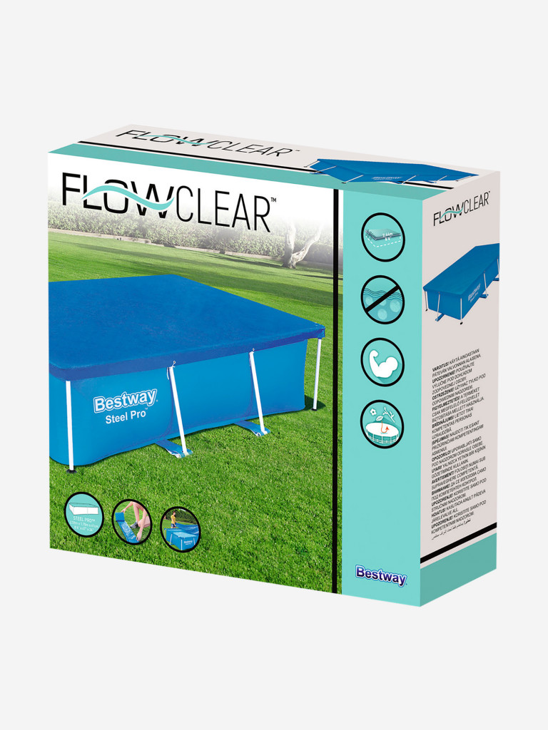 Тент Bestway 58105 для прямоугольных и каркасных бассейнов 259х170х61см