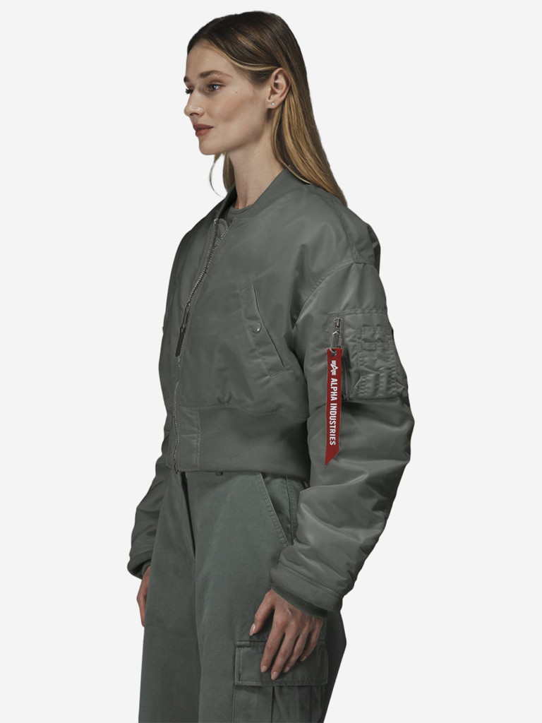 Бомбер утепленный женский Cropped MA-1 Alpha Industries