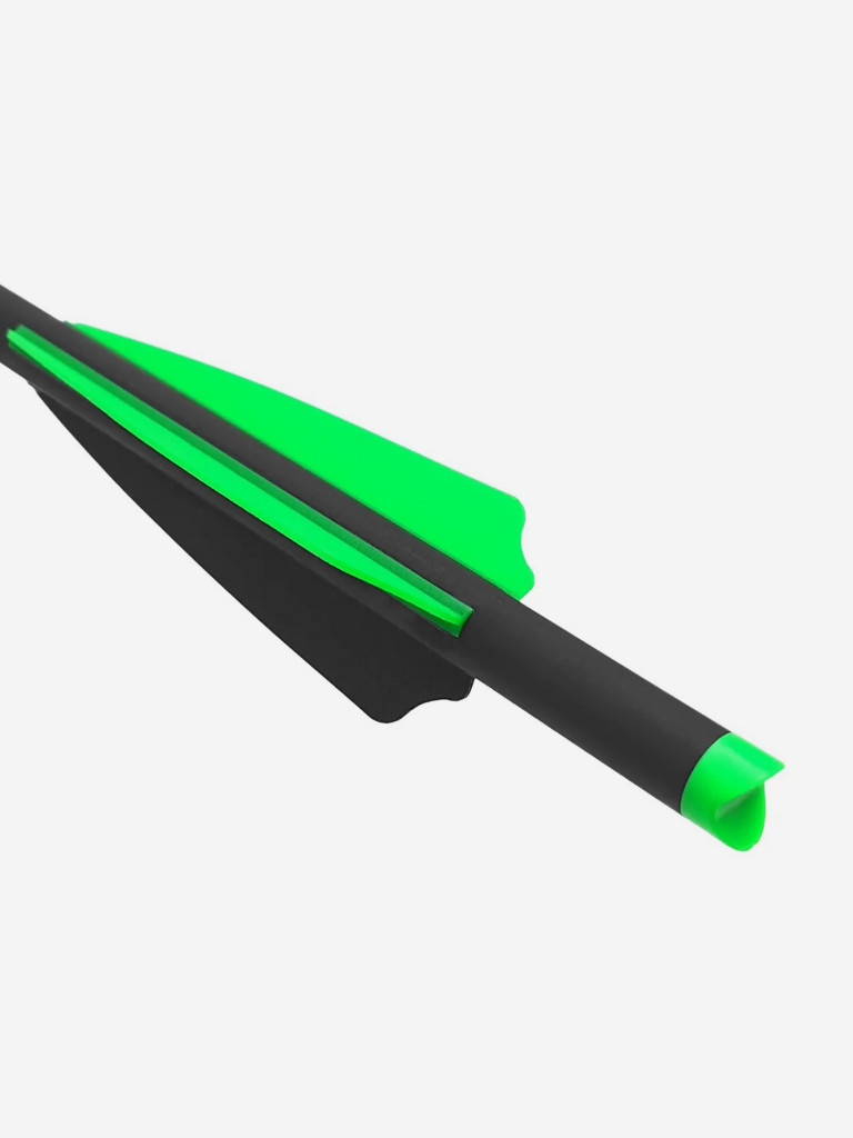 Стрела арбалетная микс карбон Centershot Toxic 16" Half Moon Nock